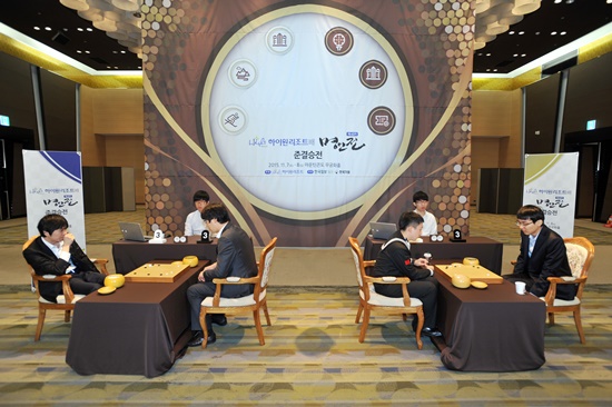 랭킹 1, 2위 박정환-이세돌, 선제골 터트려